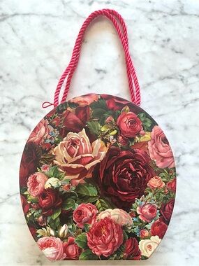 Vintage Rose Garden 15 Notecards & Envelopes in Gift Box w/Handles Punch Studio